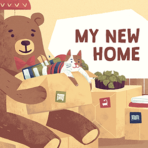 illustrated children's book on the topic of moving houses